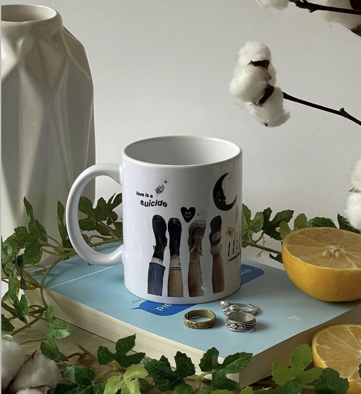 ماگ Hopeless romantic کد ۱۰۹۸