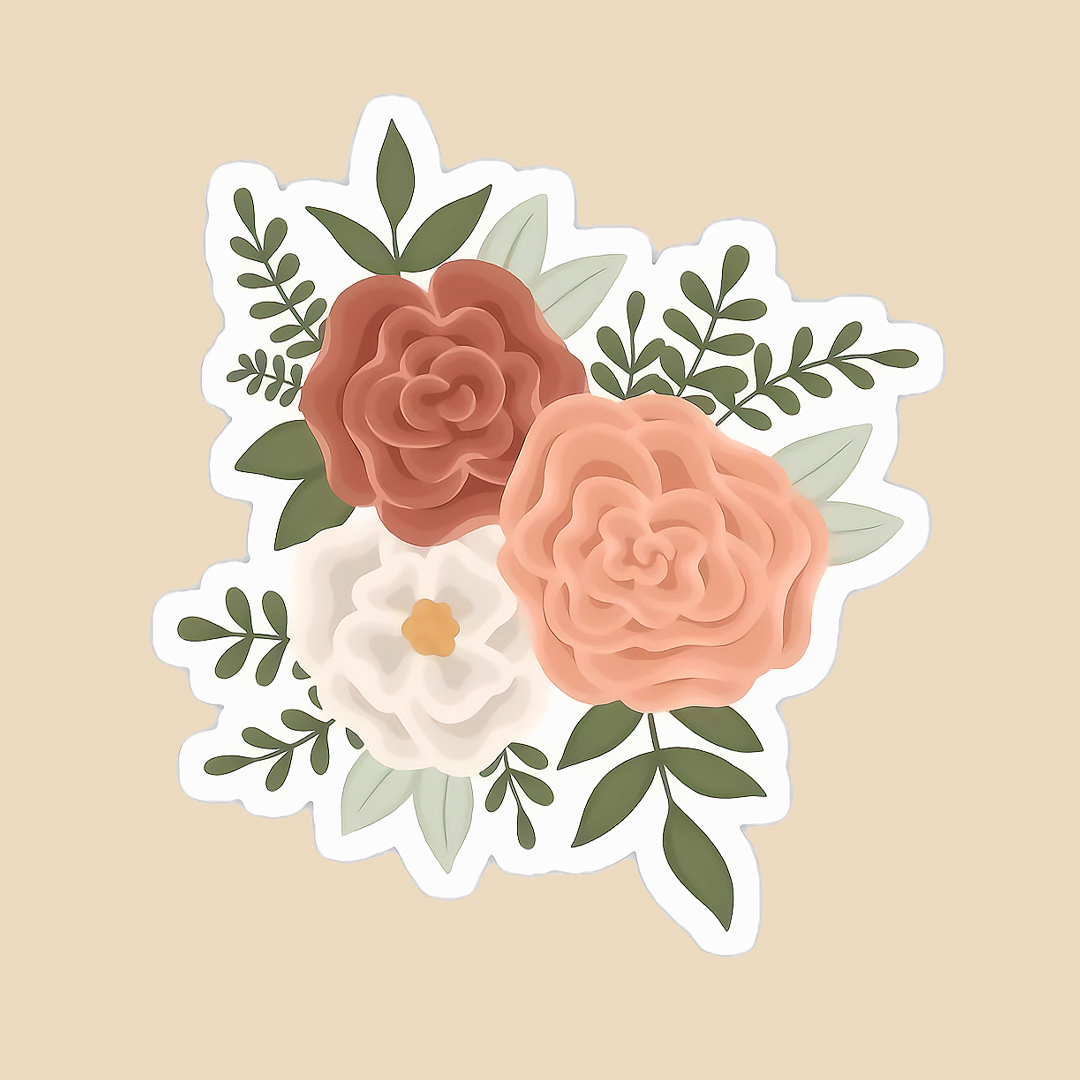 استیکر flower کد 1133