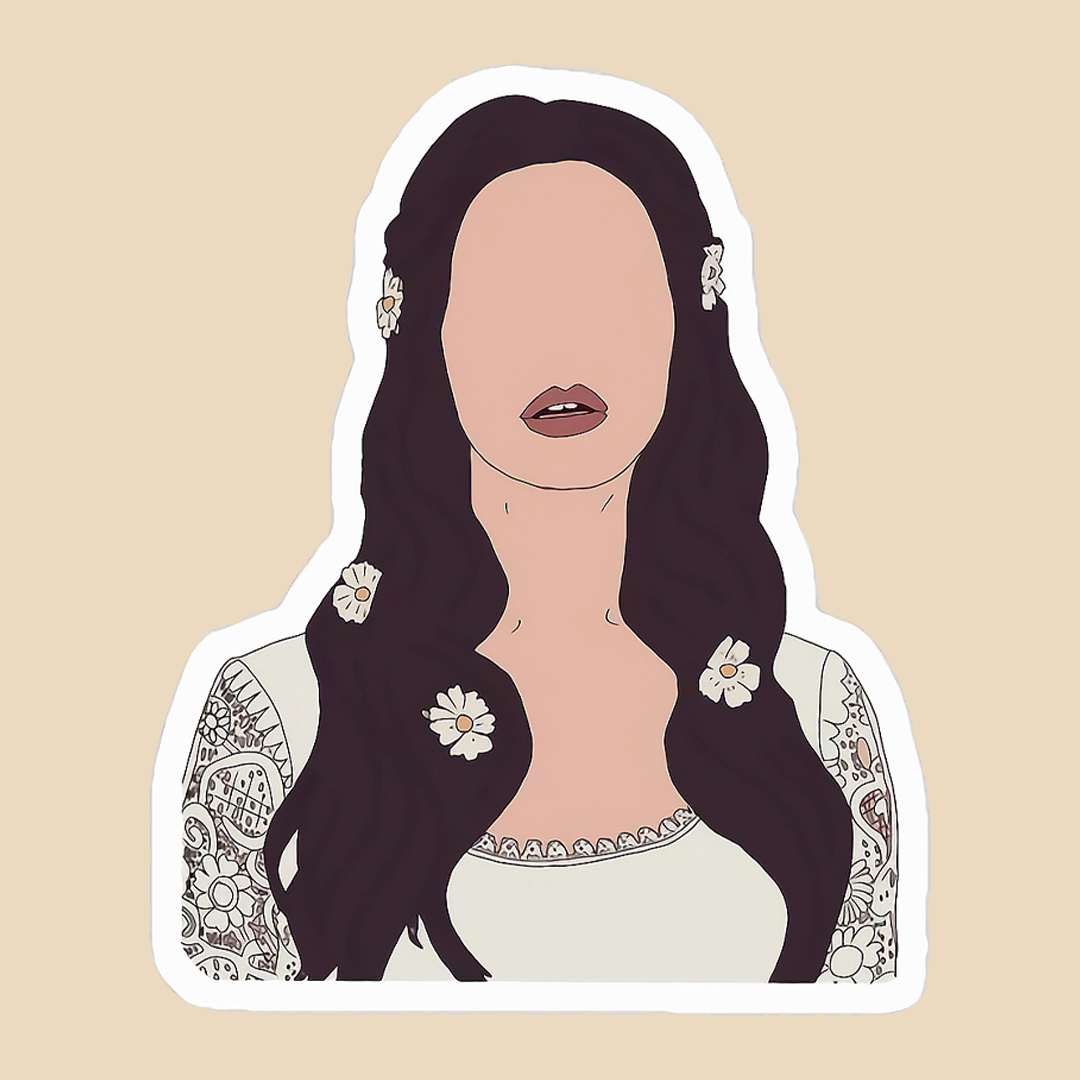 استیکر lana del ray کد 1201