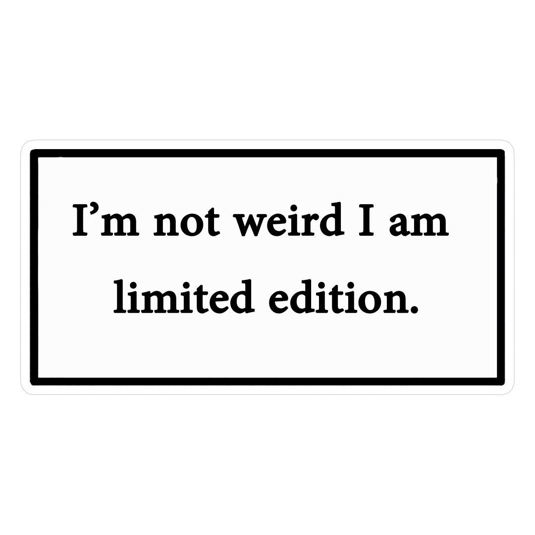 استیکر limited edition کد 1312