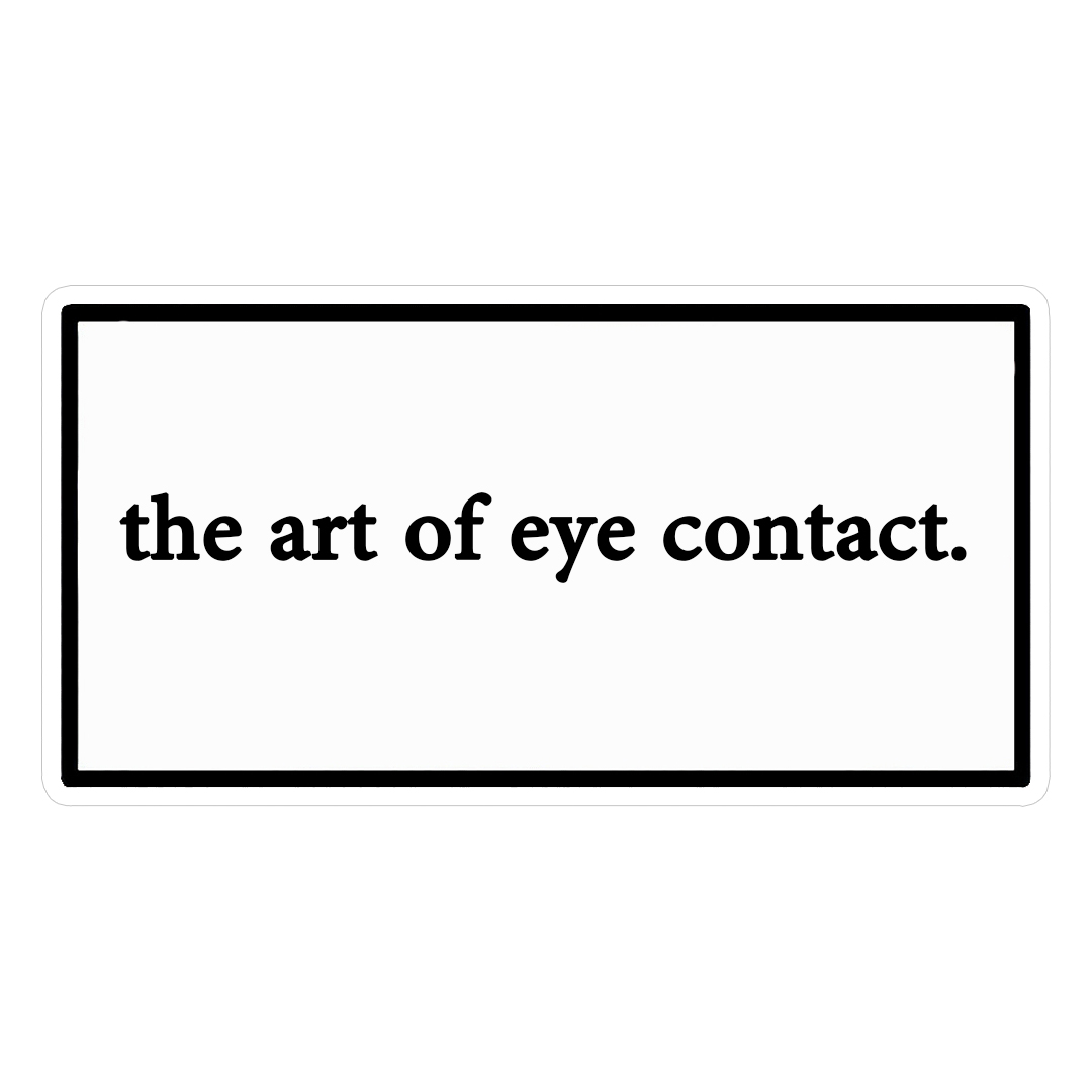 استیکر eye contact کد 1317