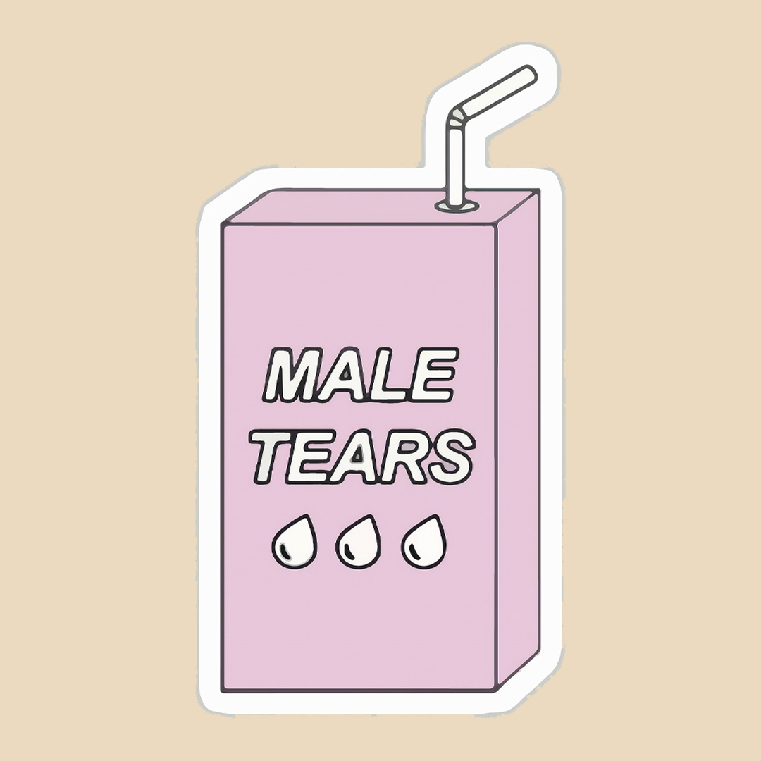 استیکر male tears کد 1286