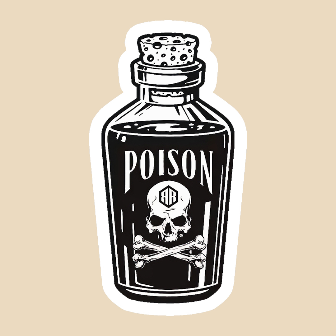 استیکر poison bottle کد 1298