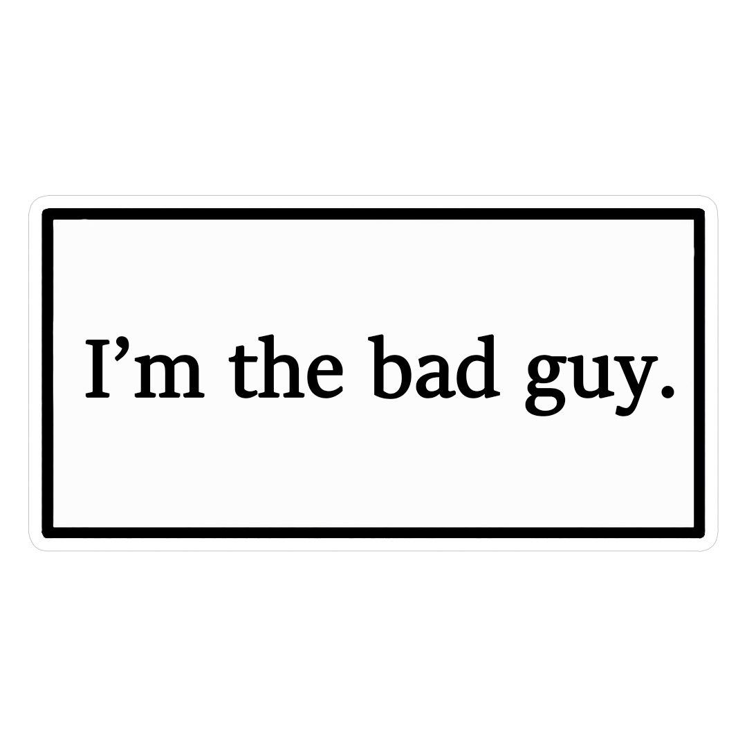 استیکر the bad guy کد 1363