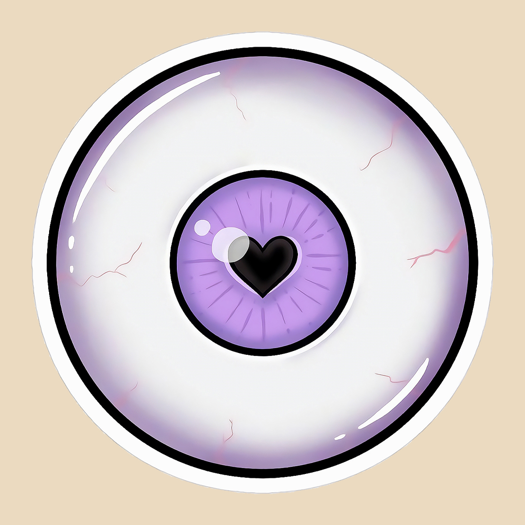استیکر love eye کد 1645