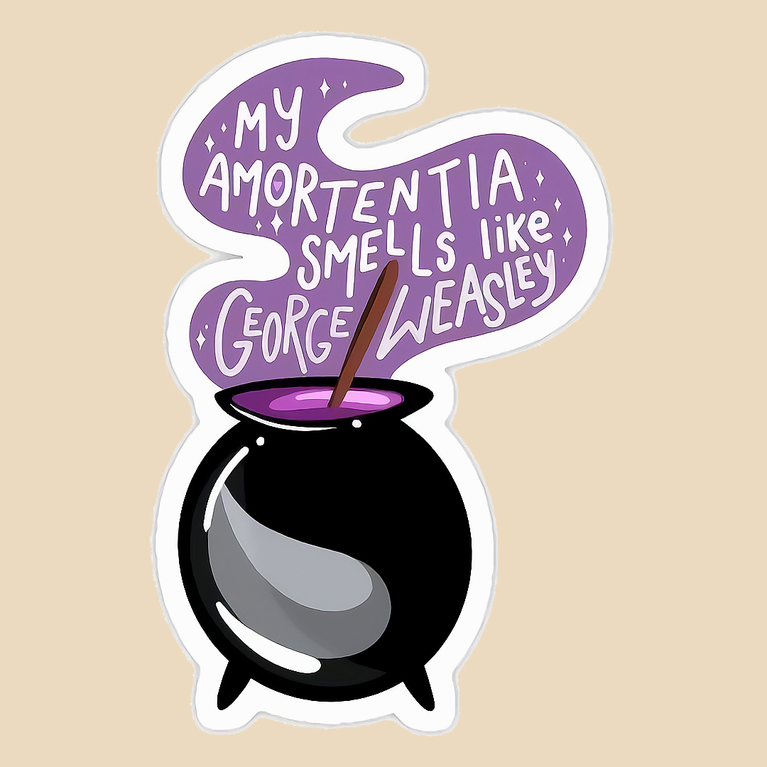 استیکر smells like george weasley کد 1646