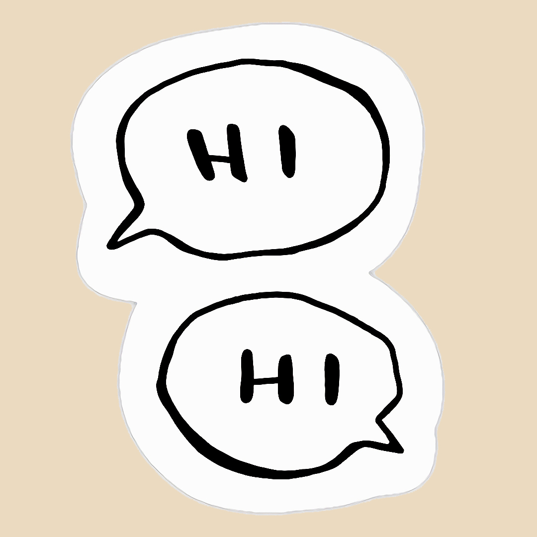 استیکر HI کد 1548