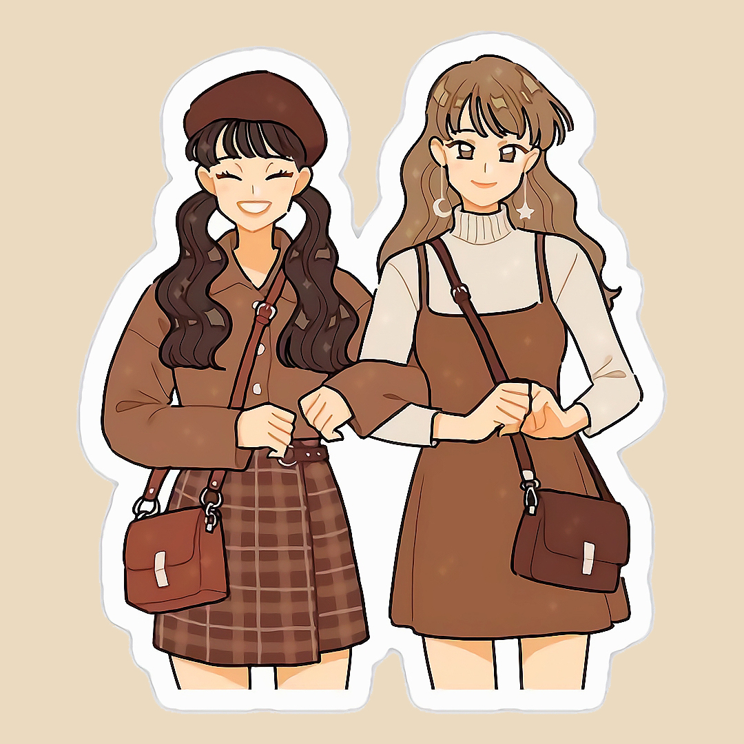 استیکر best friend کد 1557