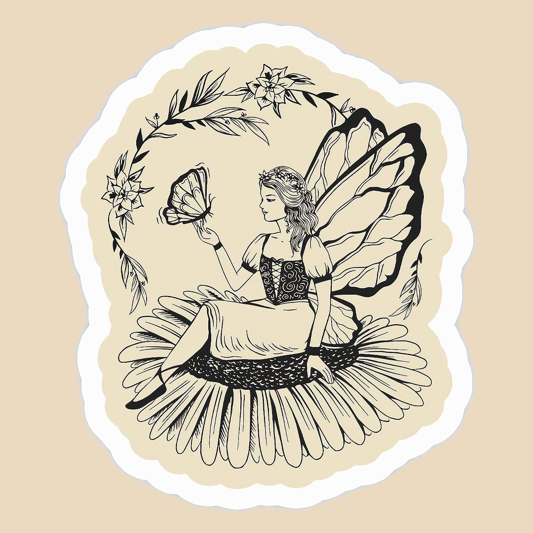 استیکر vintage کد 1569