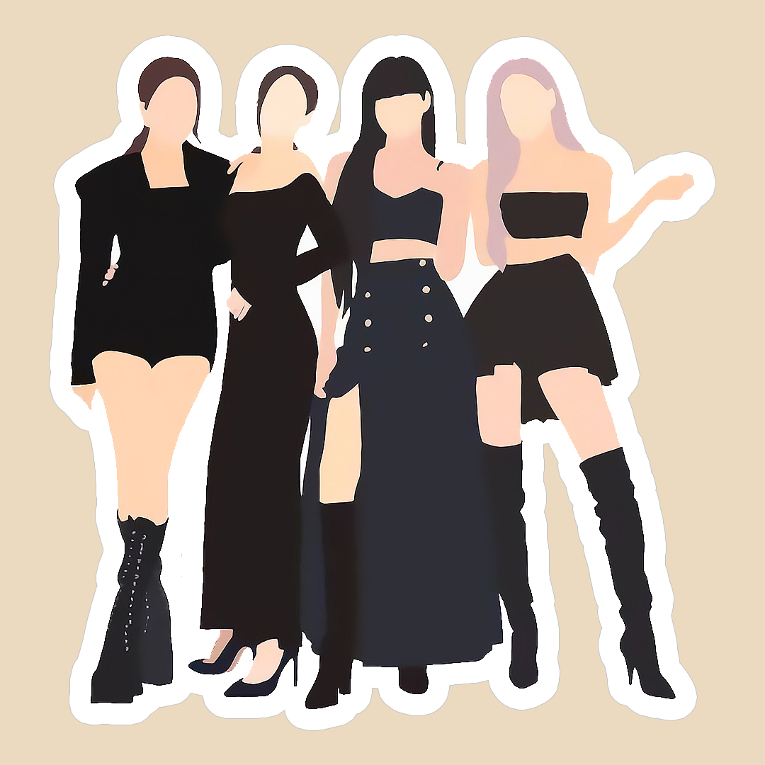 استیکر black pink کد 1753