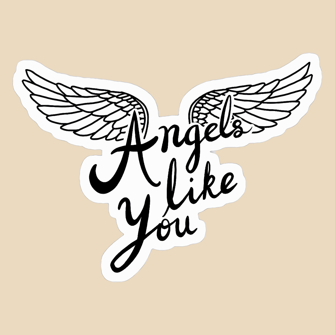 استیکر angels like you  کد 1880