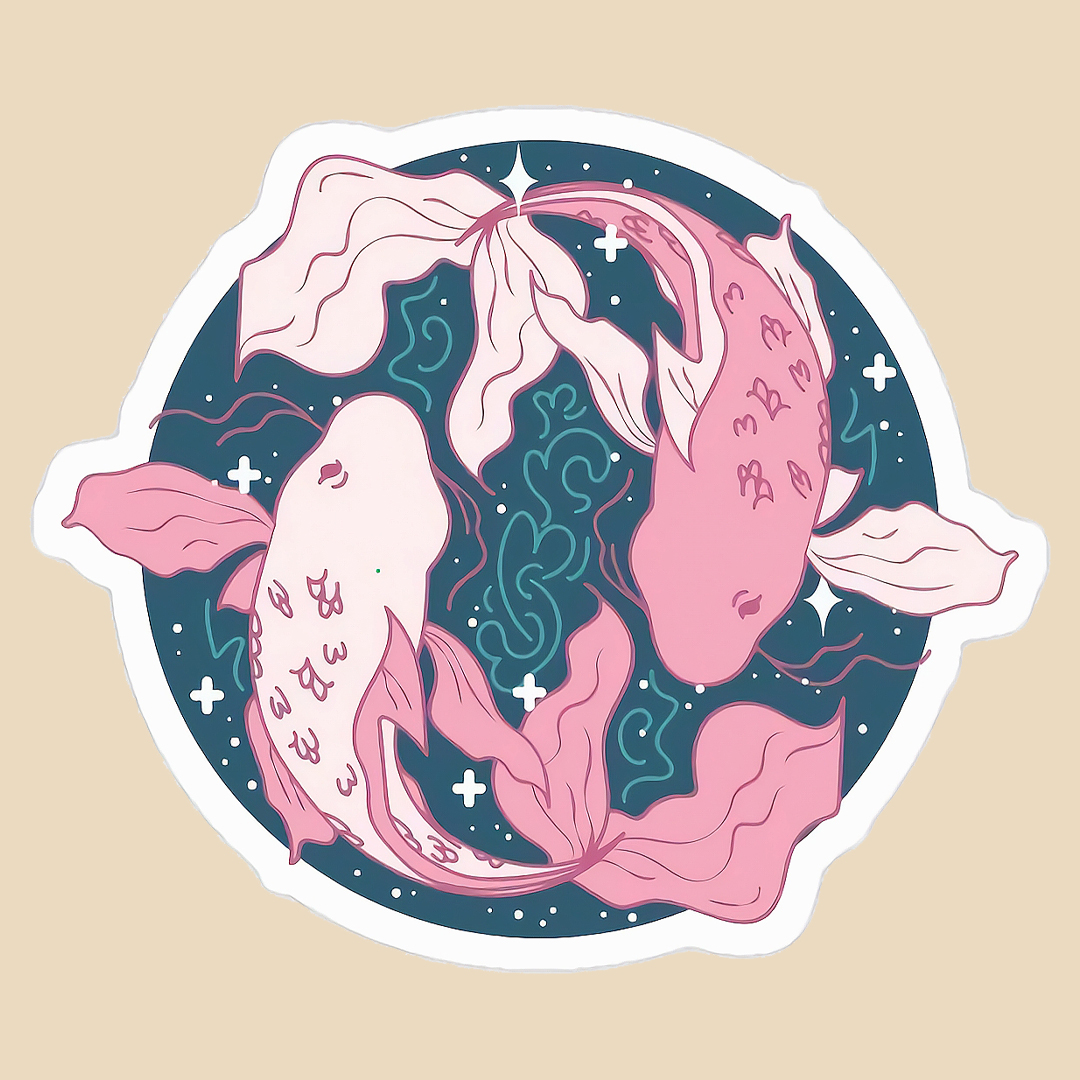 استیکر pinky fish کد 2133