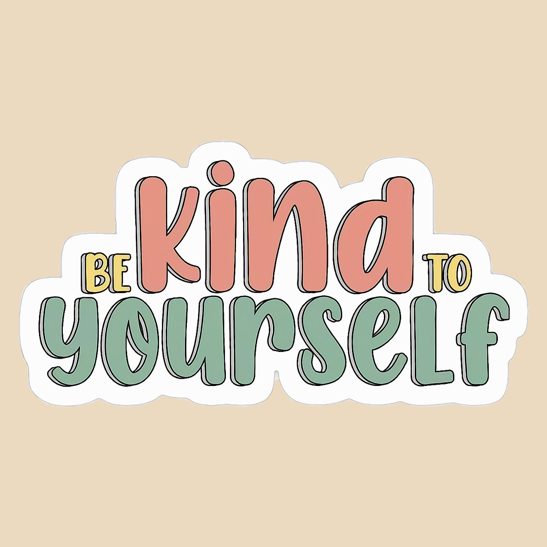استیکر be kind to yourself کد1944
