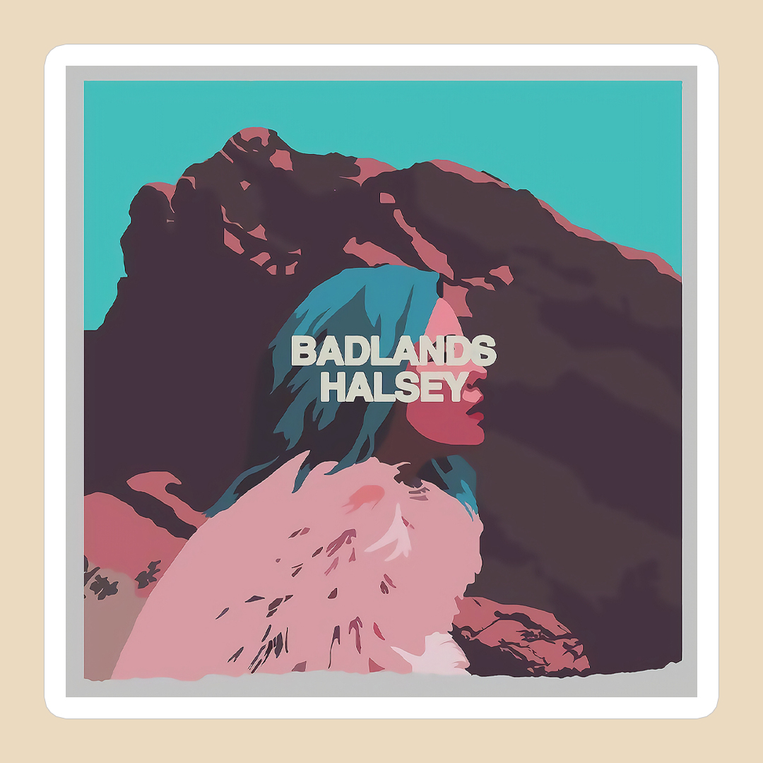 استیکر halsey کد 1980