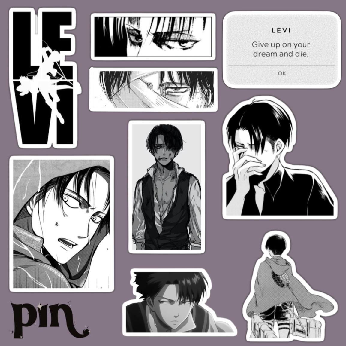 پک استیکر levi