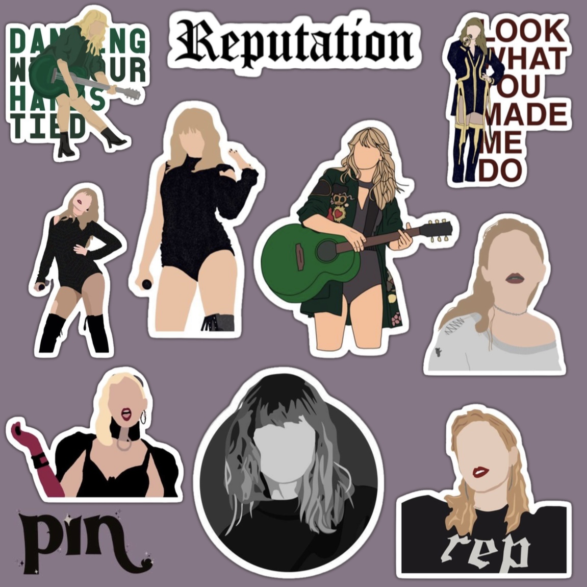 پک استیکر reputation