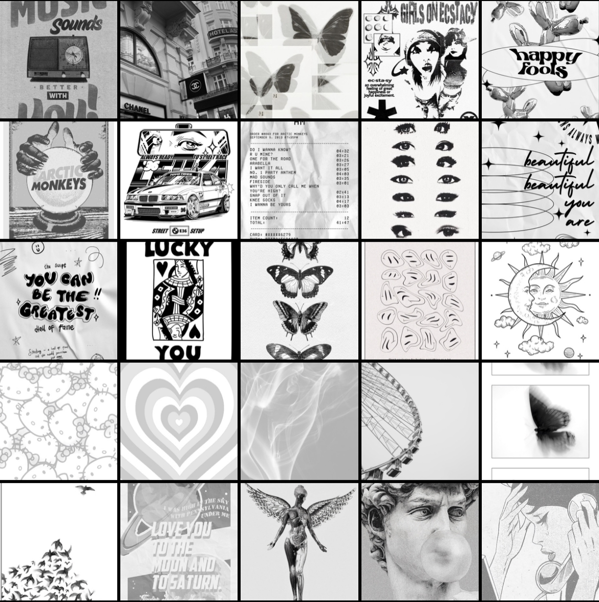 پک پوستر سفید-طوسی - ۳۲ عددی