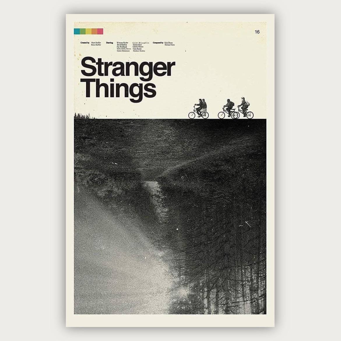 پوستر Stranger things