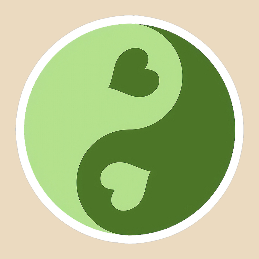 استیکر love yin yang  کد 1156