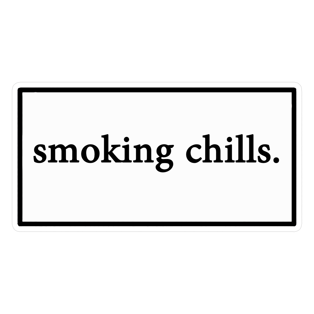 استیکر smoking chills کد 1320