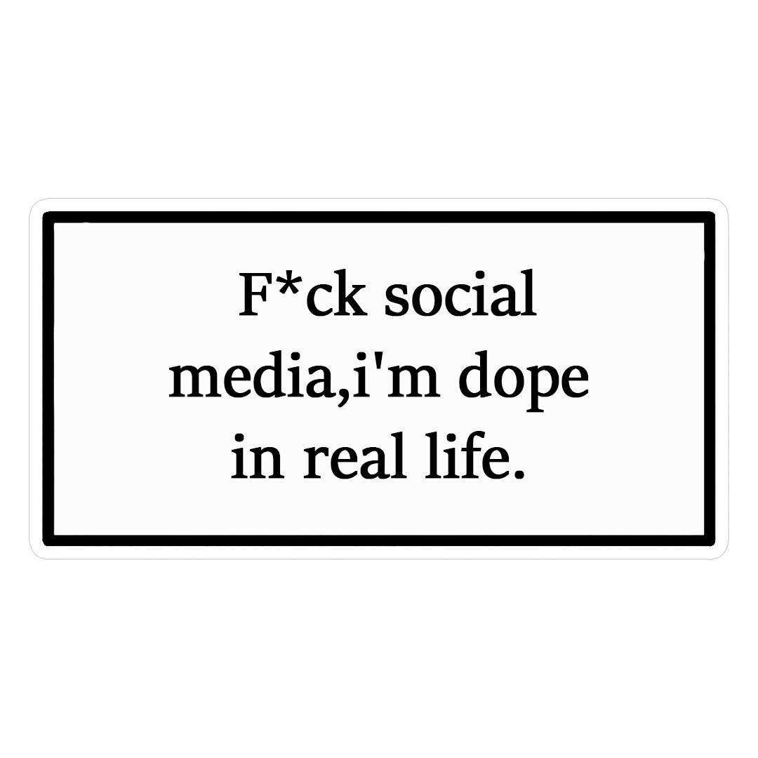 استیکر f*ck social media کد 1337