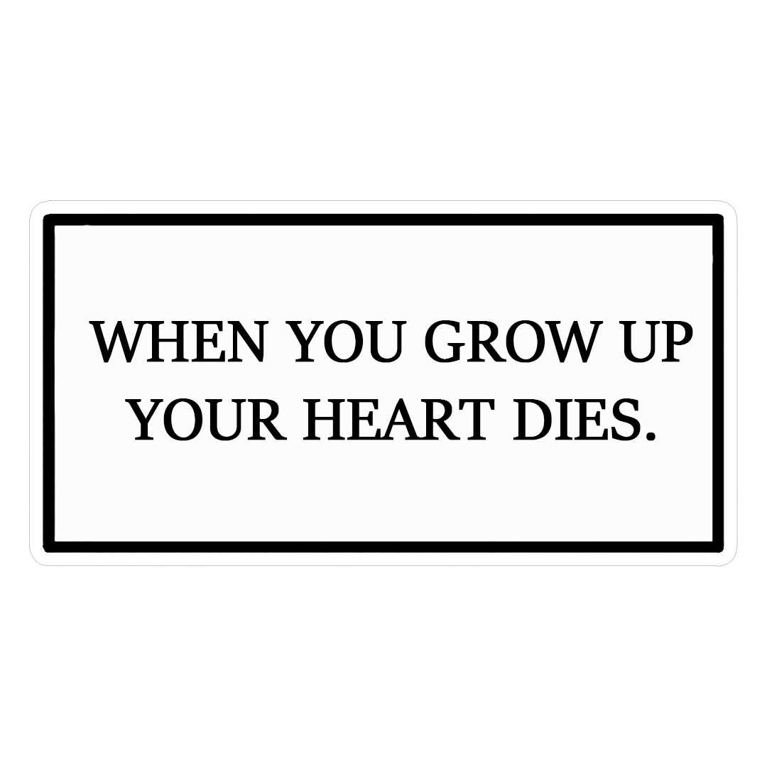 استیکر your heart dies کد 1343