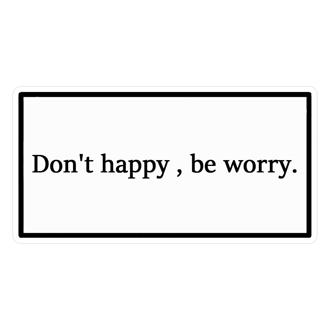 استیکر happy or worry کد 1356