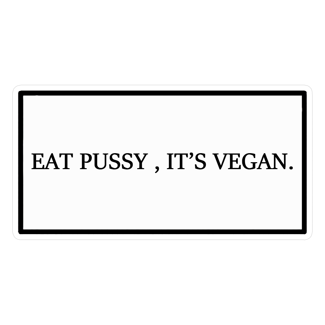 استیکر its vegan کد 1360