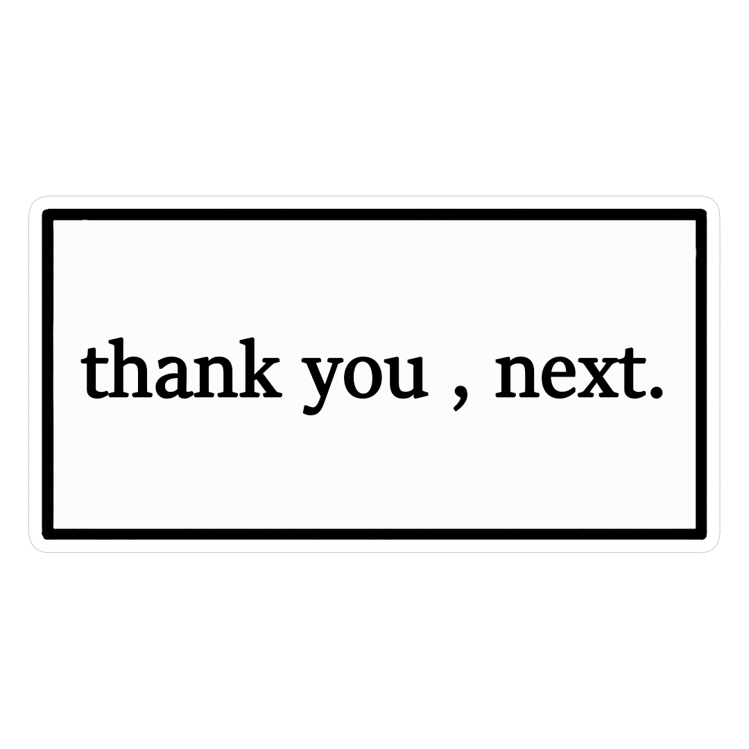 استیکر thank you , next کد 1361