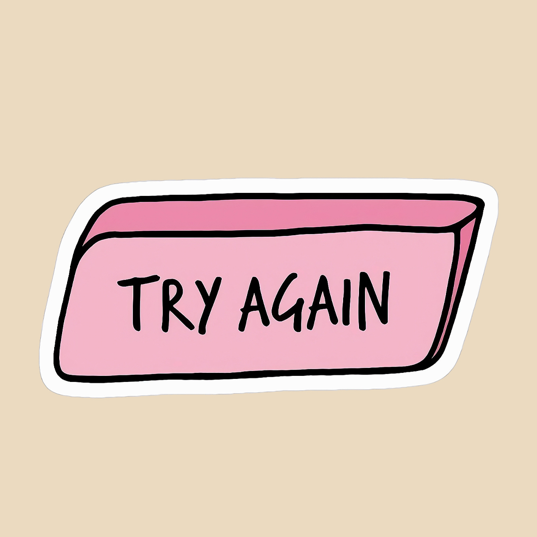 استیکر try again کد 1491