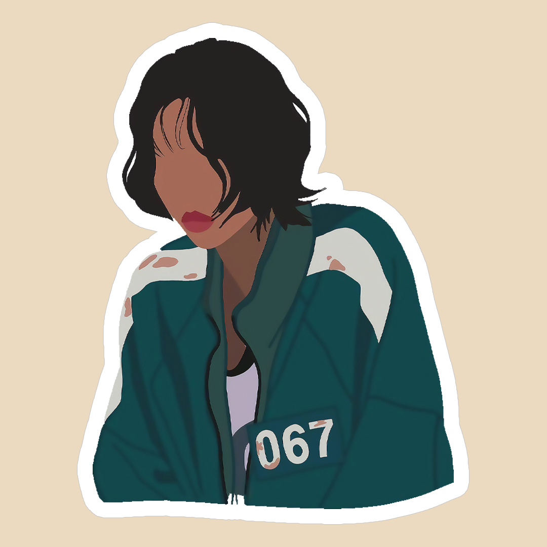 استیکر squid game کد 1394