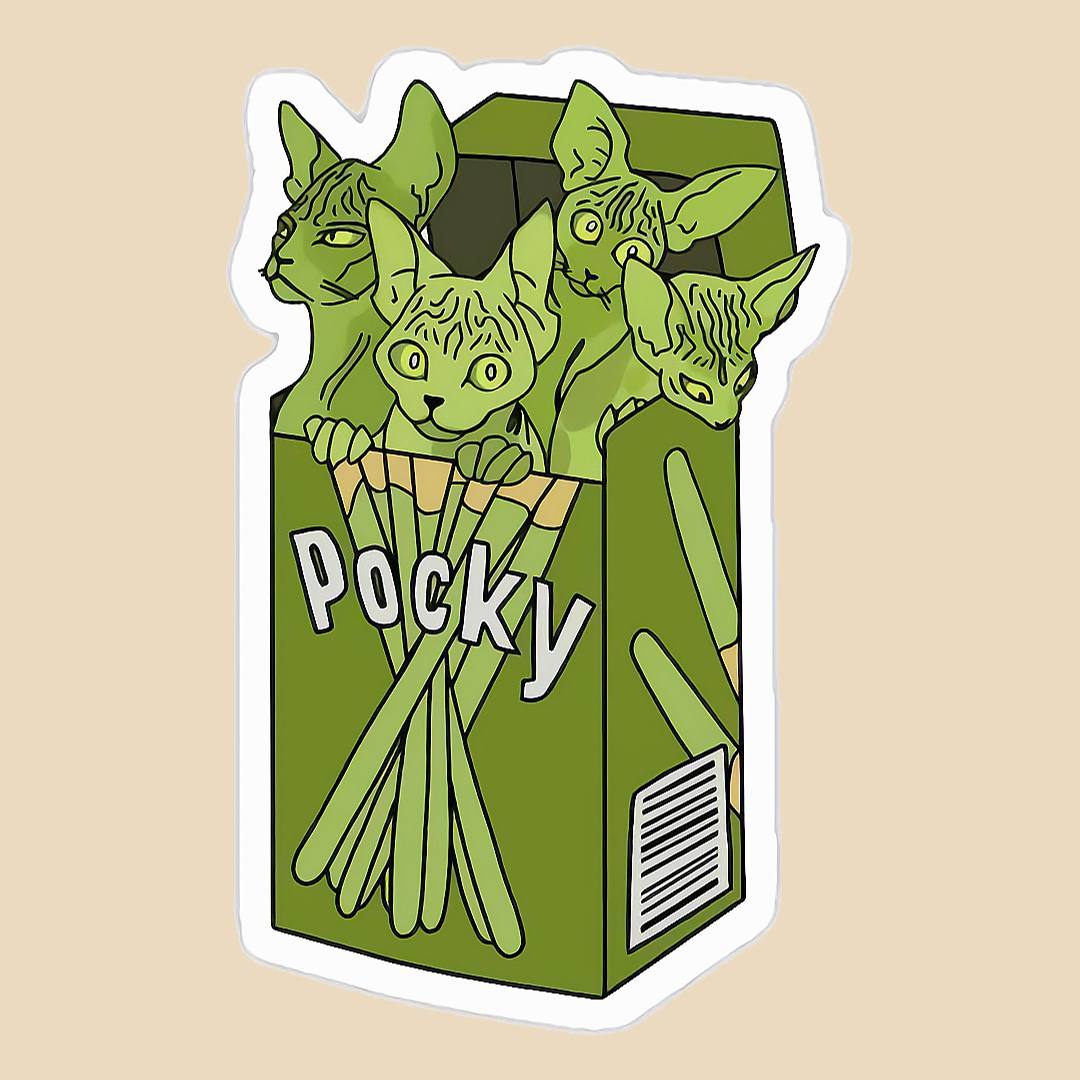 استیکر cat pocket کد 1503