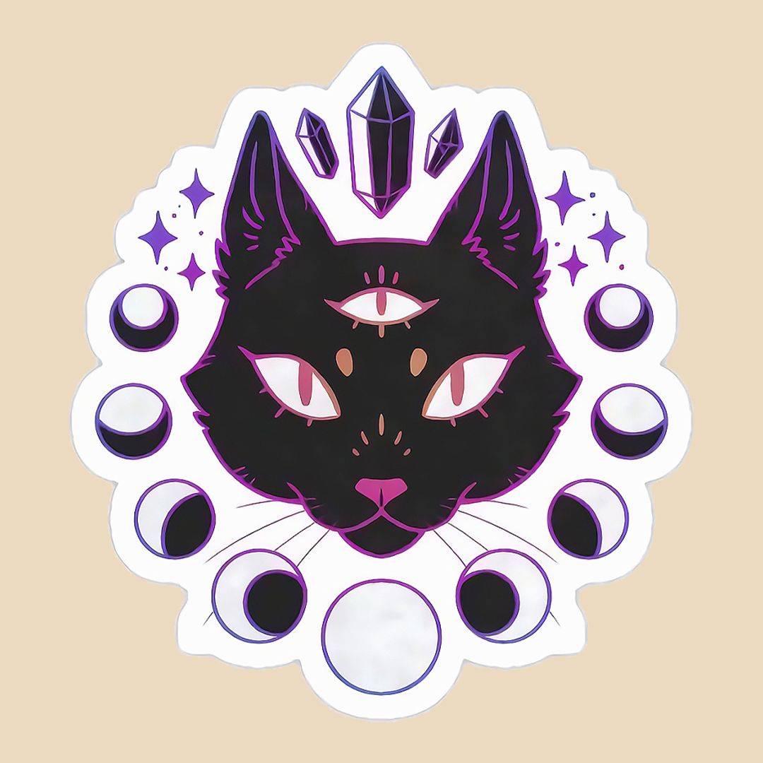 استیکر illuminati cat کد 1497