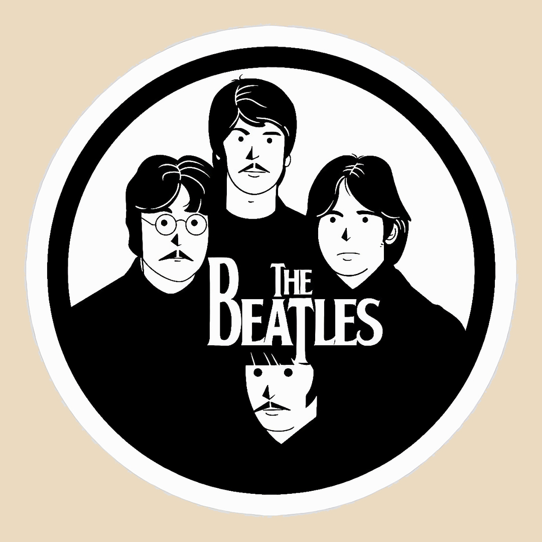 استیکر the beatles کد 1543