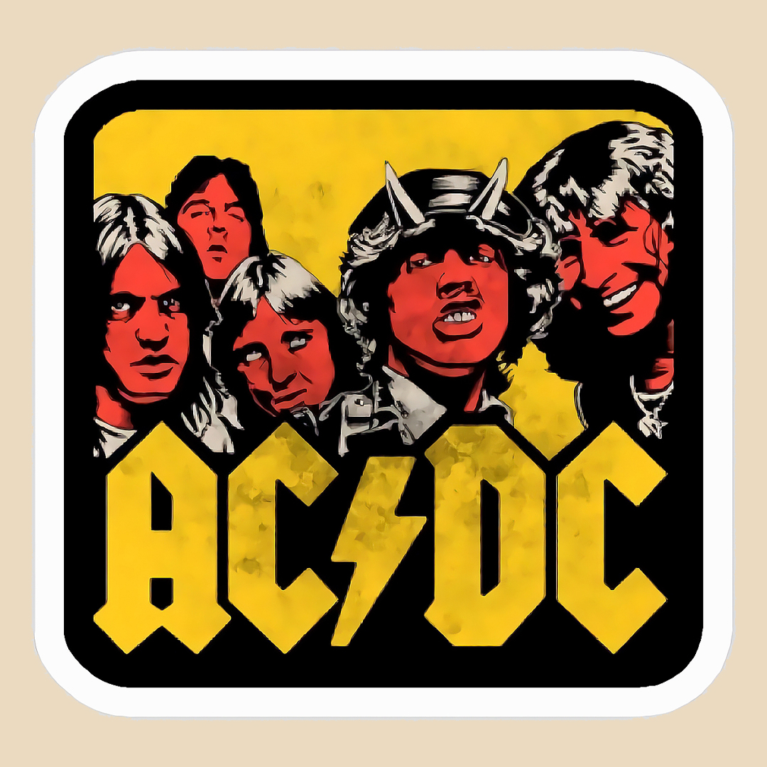 استیکر AC DC کد 1544