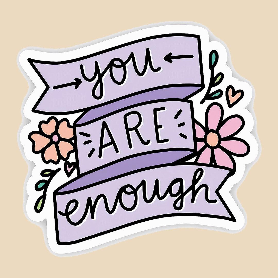 استیکر you are enough کد 1570