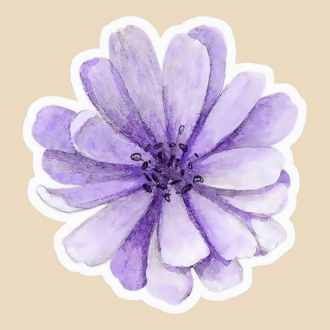 استیکر flower کد 1593