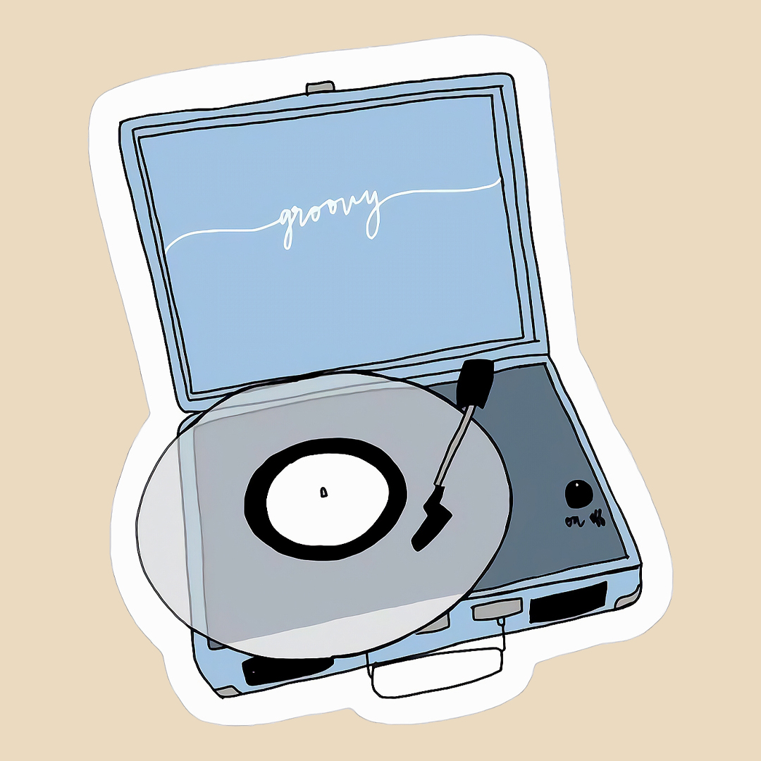 استیکر gramaphone کد 1666