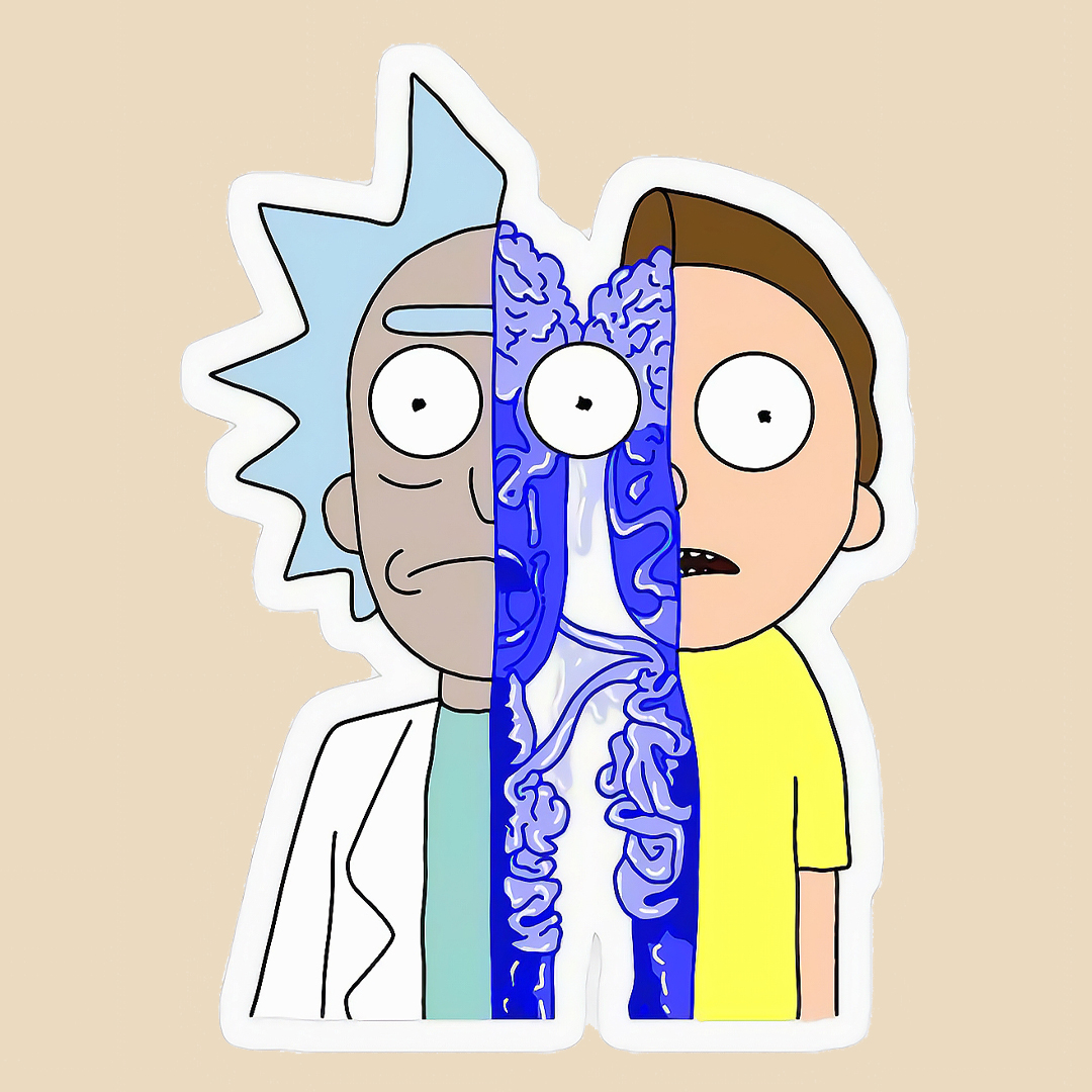 استیکر Rick And Morty کد 1671 فروشگاه اینترنتی پین