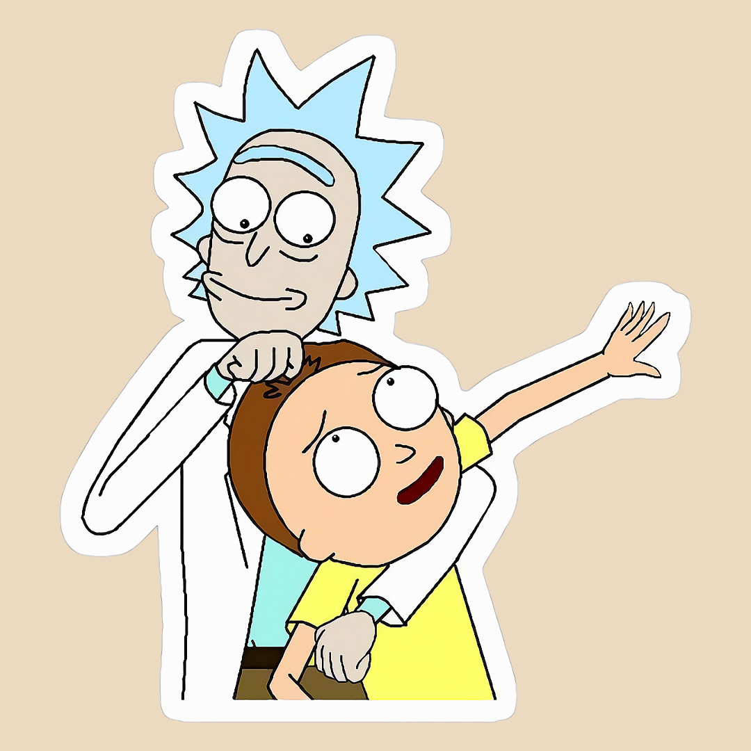 استیکر rick and morty کد 1724
