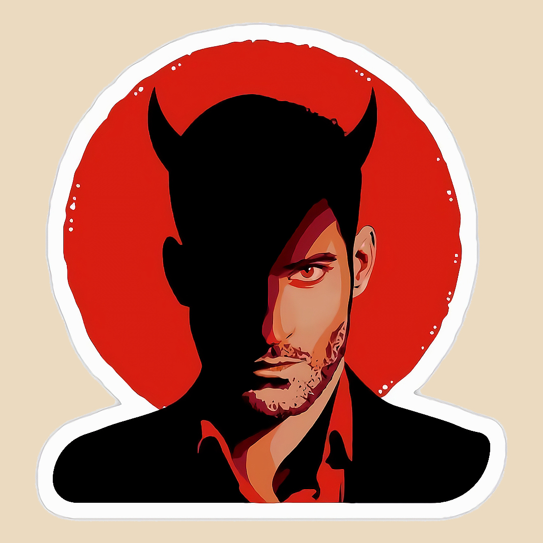 استیکر lucifer کد 1734