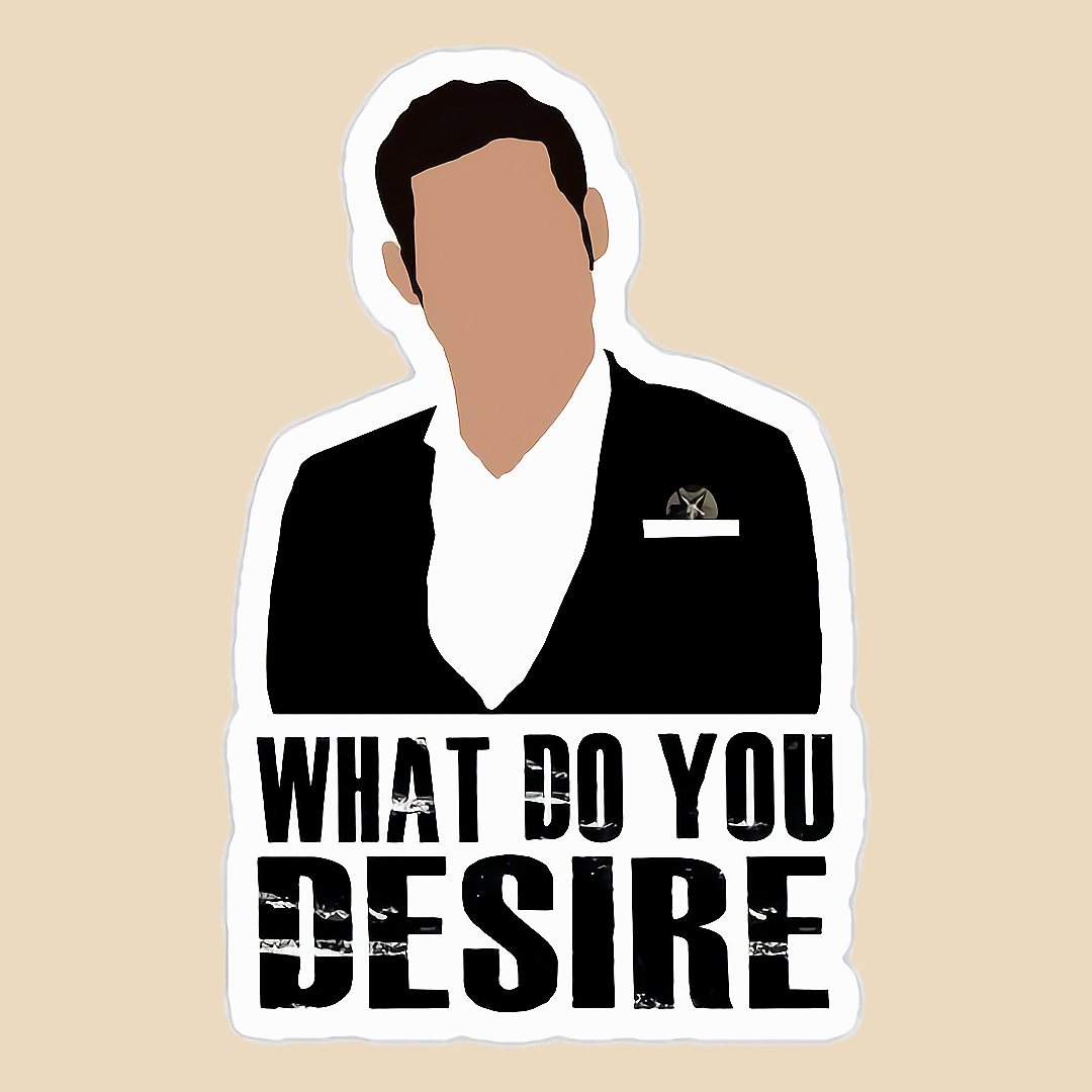 استیکر what do you desire ؟ کد 1736