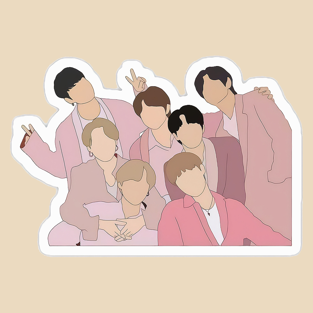 استیکر  bts کد 1755