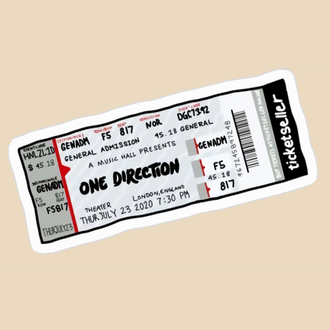 استیکر one direction کد 1799