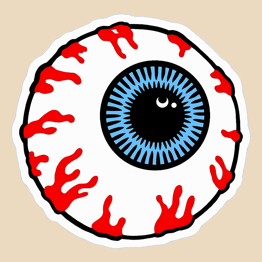 استیکر creepy eye کد 1846