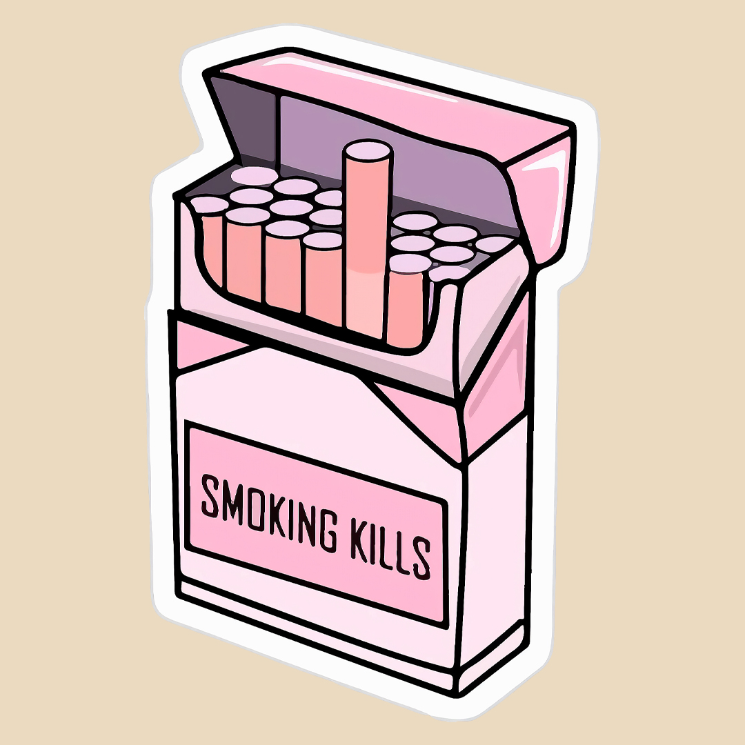 استیکر smoking kills کد 1860