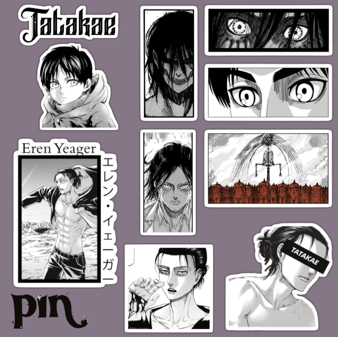 پک استیکر eren