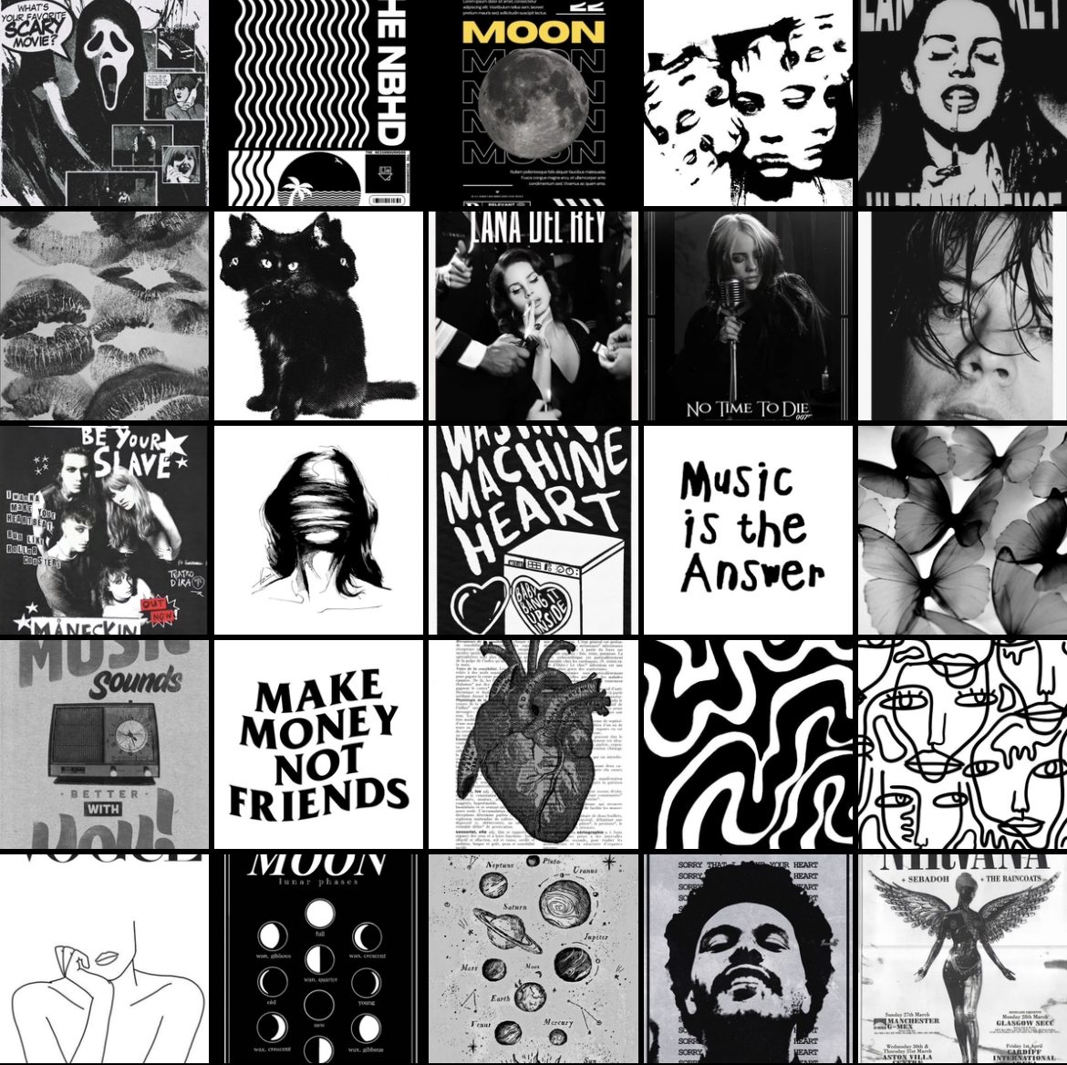 پک پوستر مشکی - ۳۰ عددی