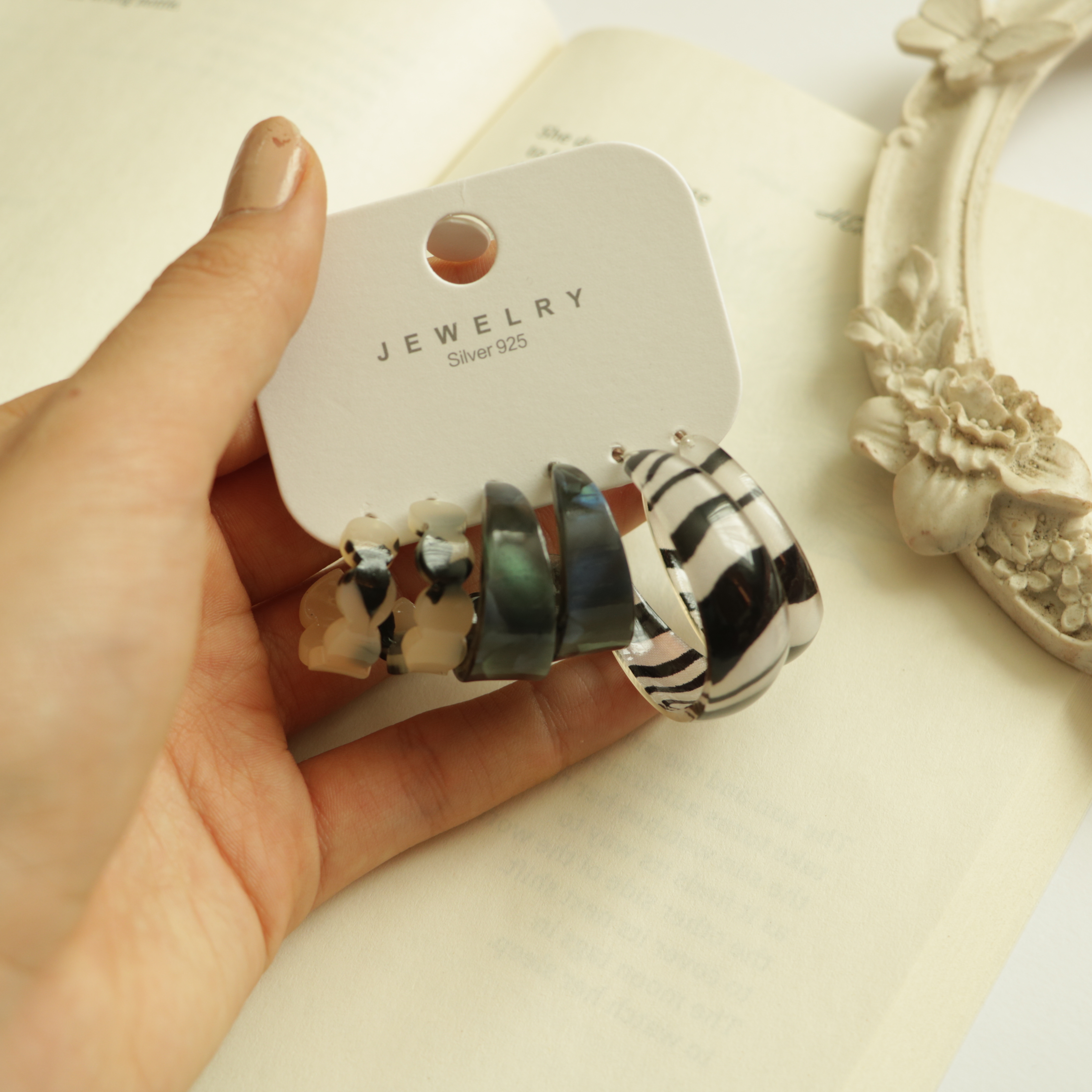 پک گوشواره وینتیج راه راه