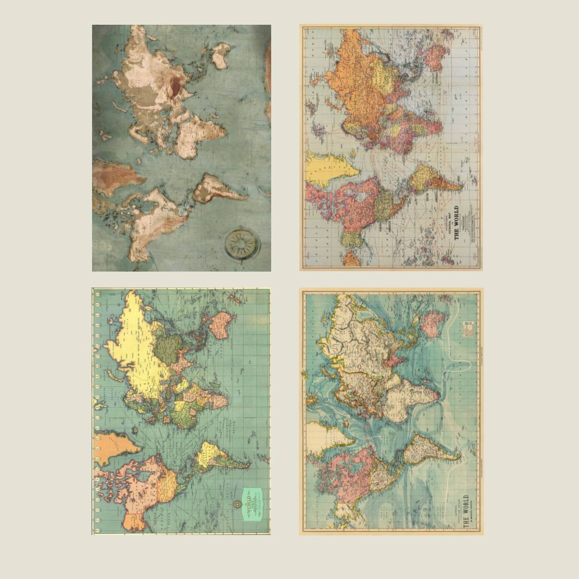 پک پوستر نقشه ها